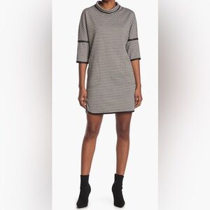 Houndstooth Shift Dress